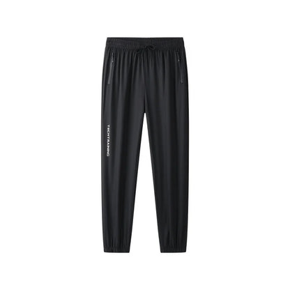Men's Summer Running Pants Thin Ventilate Casual Sports Jogging Pants Fishing Football Man Hiking Gym Sweatpants Fashion Casual