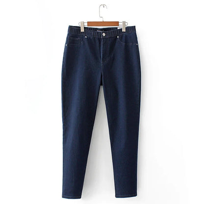 Women Oversize Denim Straight Pants