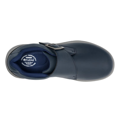 Sapatos masculinos de couro, sapatos largos para pés inchados, sapatos masculinos diabéticos para caminhada, para negócios e caminhadas ao ar livre