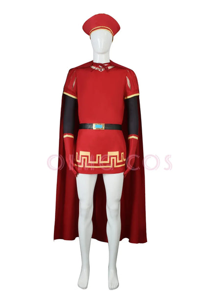 Lord Farquaad Cosplay Costume Shrek Carnival Uniform Wig Anime Halloween Role playing holiday party Costumes Women Game