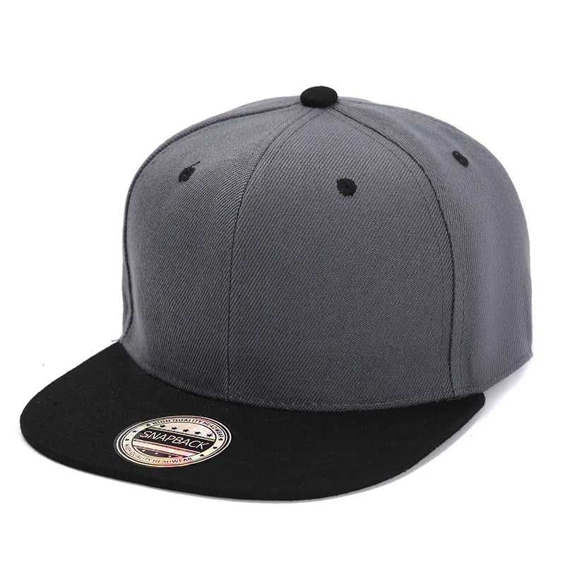 Spring and Summer Baseball Cap Flat Brim Camouflage Fashion Hip Snapback Hat Plain Gorras Bone Blank Caps