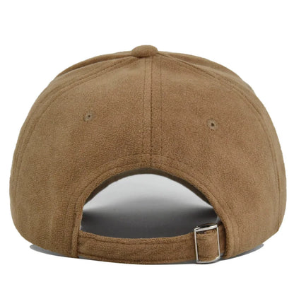 Solid Suede Retro Baseball Caps For Men Women Spring Autumn Street Snapback