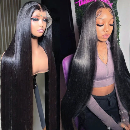Glueless 7x5 Lace Front Wig Vietnamese Human Hair Bone Straight 13X4 Front Wigs Super Double Drown 13x6 Lace Frontal Wigs 180%