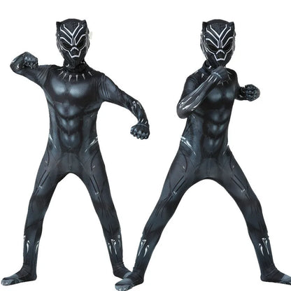 Anime Black Panther And Wizard of Oz Cute Lion Cosplay Costume Bodysuits Children For Men Boys Halloween Superhero Jumpsuits