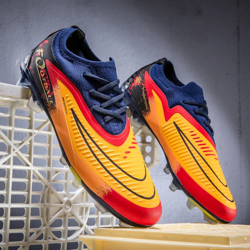 New Professional Men Soccer Shoes Ankle Boys Sneakers Non-Slip Football Boots Match Comfortable Sports Shoes TF/FG Unisex