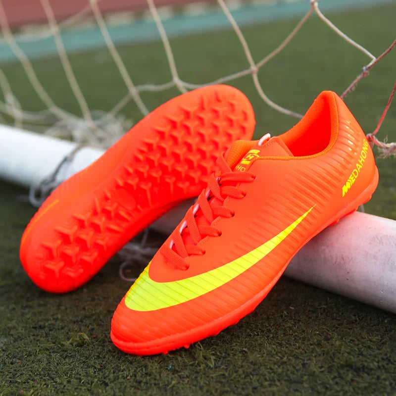 Stylish And Comfortable Adult Training Match Sports Football Shoes Outdoor Indoor Grass Sports Shoes For Youth Students 35-47#
