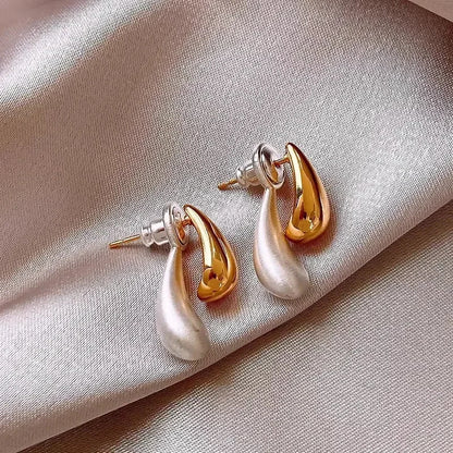 Exaggeration Ocean Style Shell Texture Stud Earrings for Women Trendy Accessories Personalization Jewelry Earrings Daily Wear