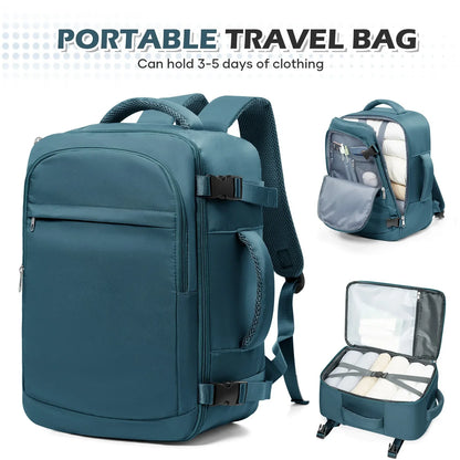 Men 15.6 inch Laptop Bag Cabin Airplane Travel Backpack 40x20x25, Able Carry Hand Luggage Backpack Ryanair, College Backpack
