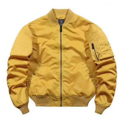 Spring Autumn Bomber Jacket Men Women Military Fly Jacket Varsity Baseball Flight Coat Mens Windbreaker Mens Clothing 2025