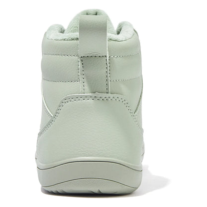 Unisex Winter Barefoot Shoes Womens Men Wide Toe Box Faux Fur Lined Ankle Sneakers Artificial Leather Lace Up Shoes
