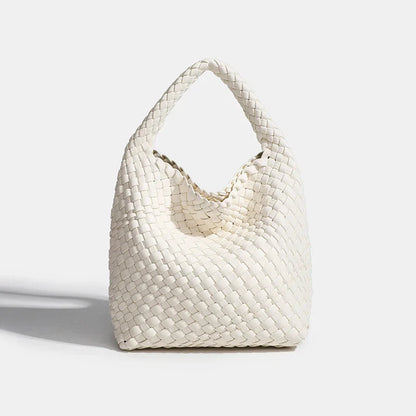 Designer bag Luxury 2024 woman bag Brand New Product PU Small size hand-woven bucket bag High quality Women's handbag