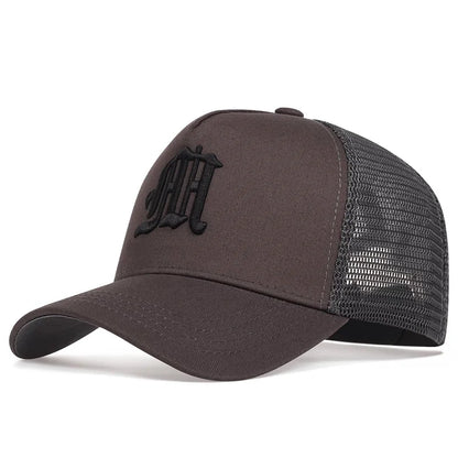 New Fashion Letter Baseball Cap Women Men Breathable Hip Hop Hats Summer Casual Mesh Caps Unisex cotton Snapback Caps gorras