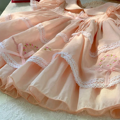 Children's Clothing, Children's Dresses, Summer Clothes, New Girls' Stylish Mesh Dresses, Baby Girls' Princesses