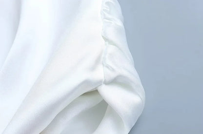 Women Sexy Fashion With Tied Satin Back Open Crop Blouses O Neck Sleeveless Female Shirts Blusas Chic Tops