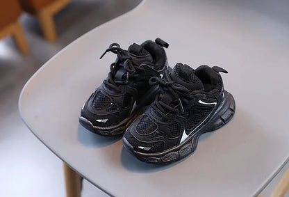 Children's Sports Casual Shoes for Boys and Girls Breathable Mesh Running Shoes Kids Basketball Shoes Lightweight Comfortable