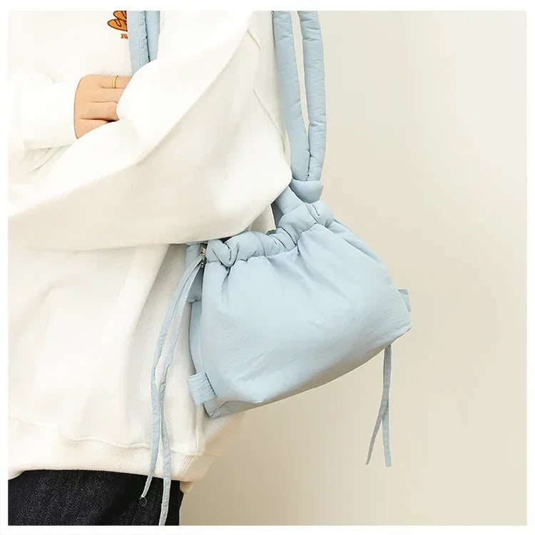 Colorful Nylon Small Square Shoulder and Crossbody Bags Super Cool Simple Versatile Handbags for Women 2024 Casual Hot Sale