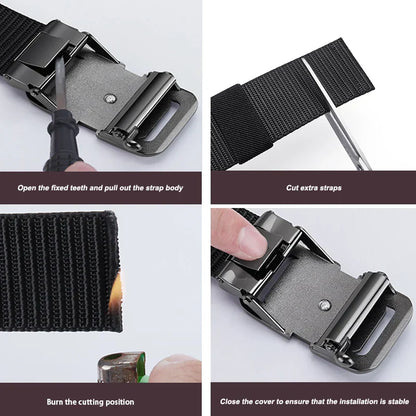 Fashion Men's Belt, Alloy Automatic Buckle, Canvas Belt, Sports Belt, Large Size 110-160cm Can Cut Belt, Men's Automatic Belt