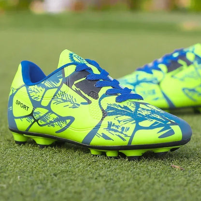 New Men Kids Soccer Shoes Cleats Ultralight Non-Slip Grass Adult Professional Football Boots Boys Training Shoes Drop Shipping