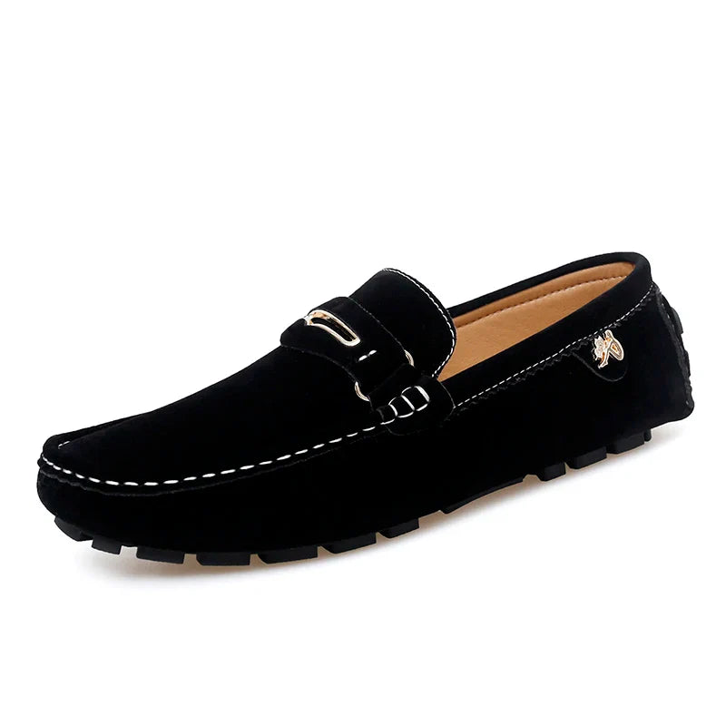 48 Extra Large Size Frosted Couple Style Halloween Gift 2025 Autumn New Beanie Shoes British Style Slip-On Lazy Men's Shoes Driving Lightweight Non-Slip Casual Leather Shoes