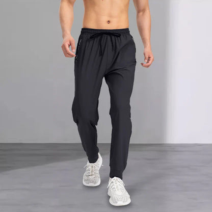 Men's sports pants, sports training pants flexible, gym exercise running, fast dry light weight comfortable fit