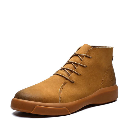 Winter Men Boots High Quanlity Warm Leather Mens Ankle Boots Male Waterproof with Fur Snow Boots Casual Shoes for Men Botas