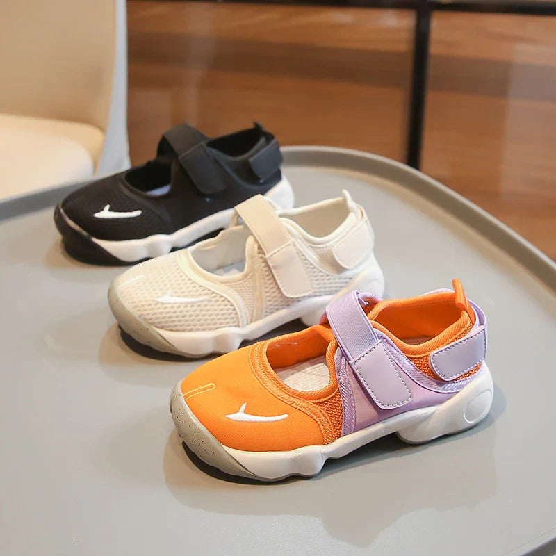 Children's Sneakers Spring Autumn New Girls School Sports Shoes Fashion Versatile Kids Causal Boys Basketball Shoes Soft Bottom