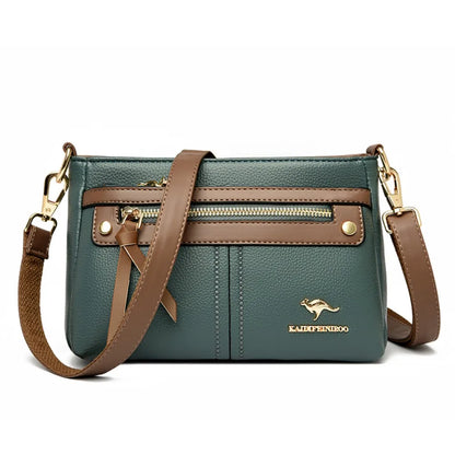 High Quality Leather Purses and Handbag Women Bag Luxury Designer Shoulder Crossbody Sac Ladies Casuial Messenger Tote Bag 2024