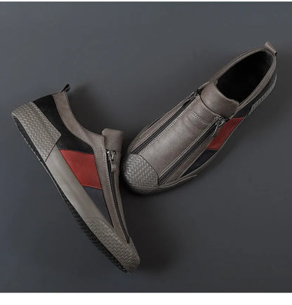 Handmade Leather Casual Shoes for Men Shoes Design Sneakers Man Comfortable Leather Shoes Men Loafers