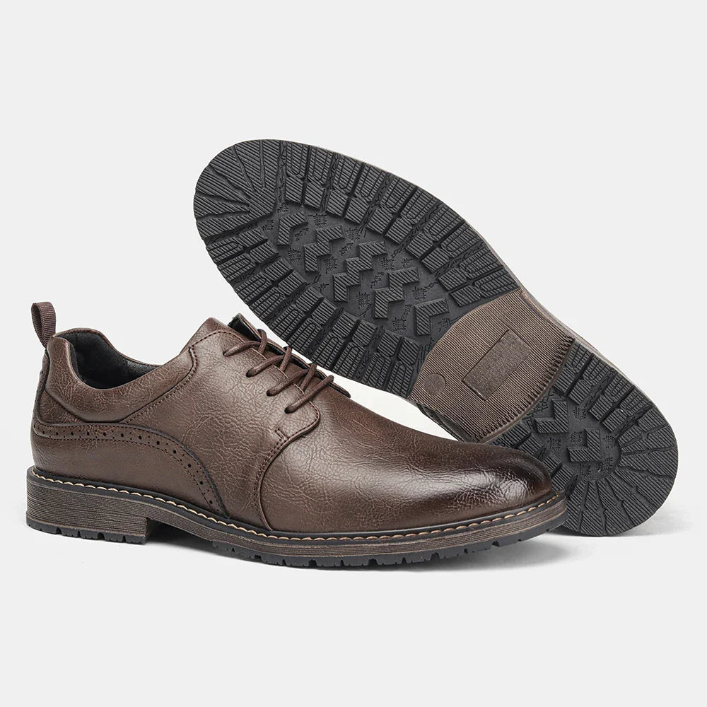 Men Casual Shoes Fashion Brand Comfortable 2025 Leather Shoes
