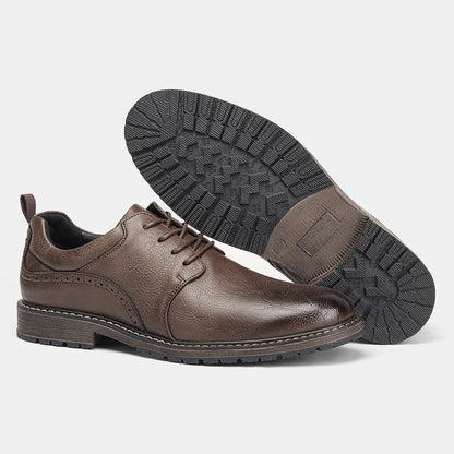 Men Casual Shoes Fashion Brand Comfortable 2025 Leather Shoes