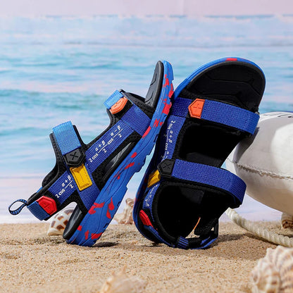 Summer Sandals for Boys Girls Non-Slip Outdoor Children Beach Shoes Lightweight Soft Sole Breathable Kids Walking Sandalias