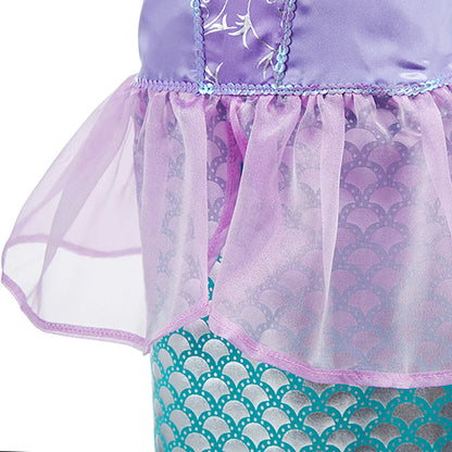 Vestido de Criança Branca de Neve Cinderela Aurora Anna Elsa Fantasia Menina Cosplay Vestido Infantil Encanto Mirabel Pequena Sereia Roupas de Halloween