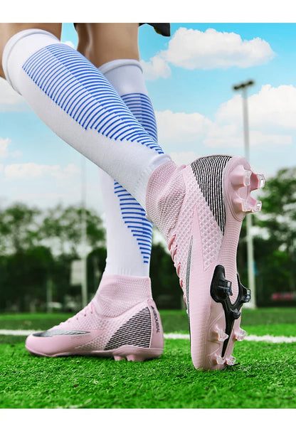 Men TF Football Boots Sneakers Indoor Comfortable High Quality Training Male Soccer Shoes Non Slip Sports Football Shoes Match