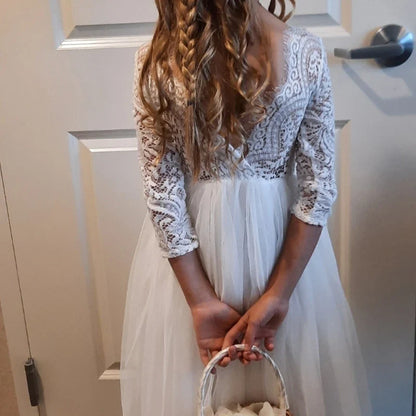 Vestido de Festa Princesa Renda para Menina Bebê Crianças Vestidos de Aniversário de Casamento de Verão Roupa Infantil 2 4 6 8 10 12 14