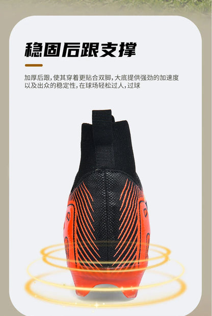 Men Football Boots Professional Soccer Cleats Non Slip Resistant Training Shoes Outdoor Match Sneakers Adult Teenagers Athlete