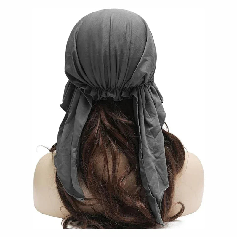 Solid Color Baseball Caps Turban Shawl Design Women Muslim Low Profile Fitted Hat Summer Soft Breathable Headscarf Hijabs
