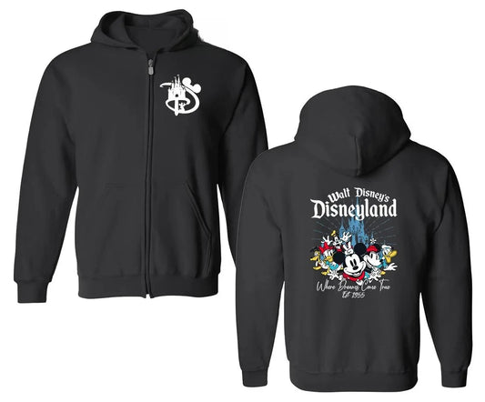 Mickey and Friends Full Zip Hoodies