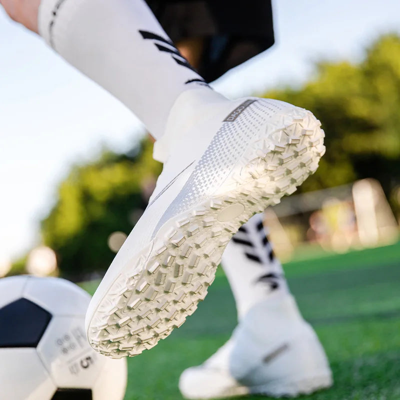 Size 35-45 Soccer Shoes AG/TF Football Boots Kids Boy Girl Ultralight Soccer Cleats Sneakers  botas de futbol