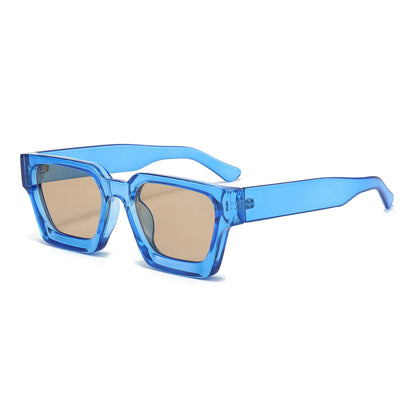 Men Square Frame Sunglasses 2025 Luxury Brand Designer Sun Glasses Retro Trendy Shades UV400 Unisex Women Glasses New