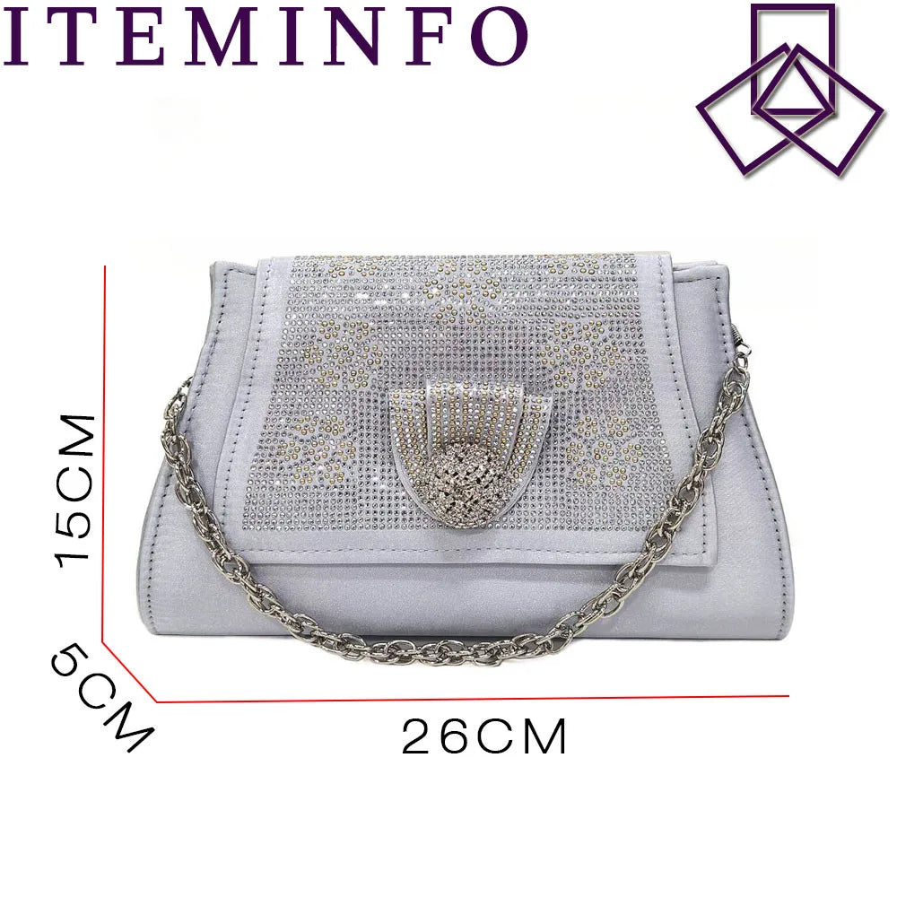 Mature Sweet Spot Good Arrival Peach Color Square Heels Peep Toe Shoes Matching Bag Set For Nigerian Women Wedding Party Pump
