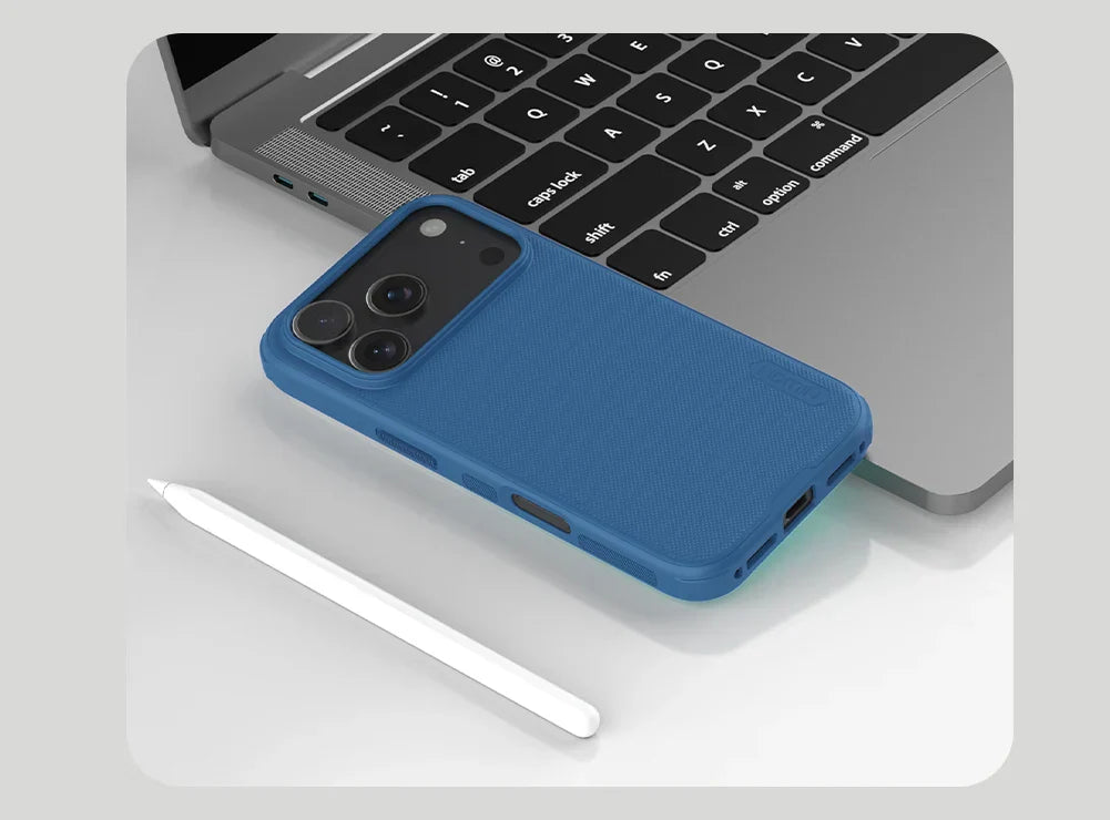 Nillkin For iPhone 17 Pro Max 17Pro Frosted Shield Pro Case PC+TPU Airbags Shockproof Anti-Scratch Phone Cover