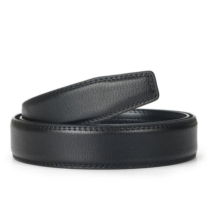 Men's Automatic Belt Adjustable Ratchet Belt for Men Brown/Black High-Quality Genuine Leather Belt Business Casual Belt for Men
