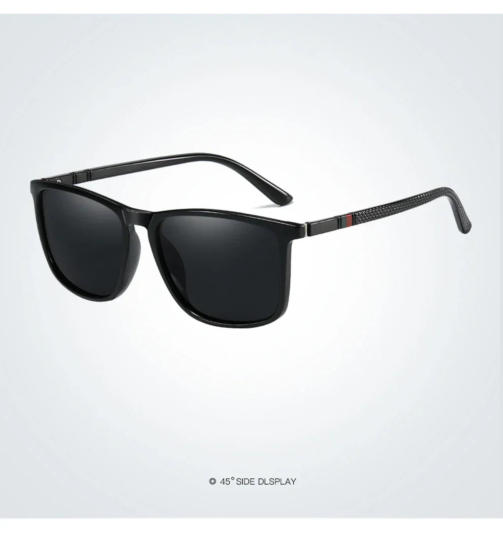 Luxury Square Vintage Polarized Sunglasses For Men Women Fashion Travel Driving  Sun Glasses Male TR90 Eyewear UV400