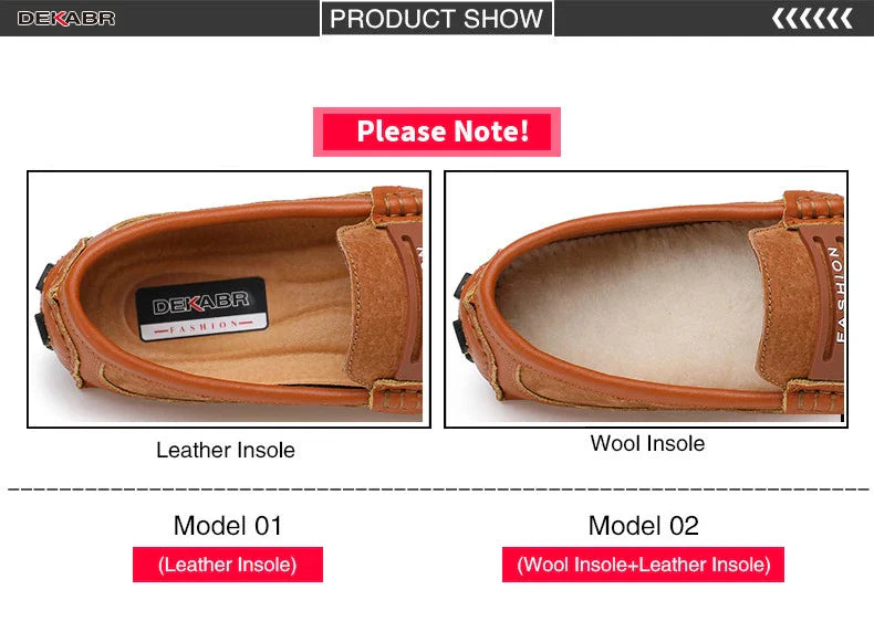 Genuine Leather Men Shoes Spring Fashion Leather Men Loafers Flats New High Quality Casual Shoes For Men Driving Shoes