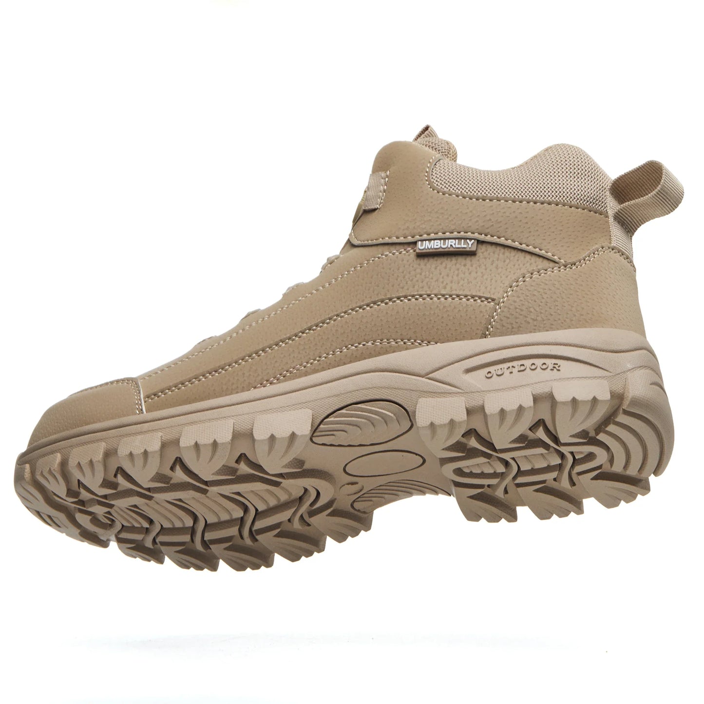 Men's Safety Work Boots Steel Toe Anti- Crush Resistant Punctureproof Kevlar Anti-slip Wear-resistant Fashionable Buckle