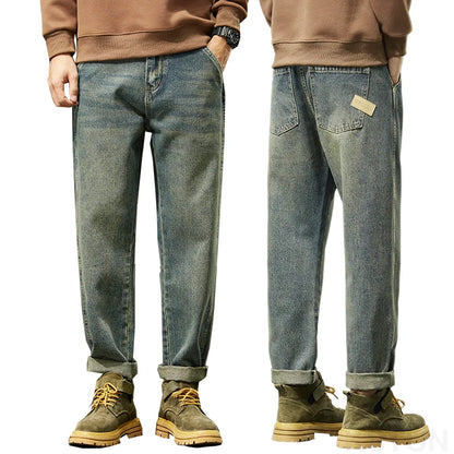 Black Jeans Men Harem Pants Loose Fit Denim Trousers Baggy Pants Mens Desinger Clothing Oversized 42 Cowboys 2024 New Kpop