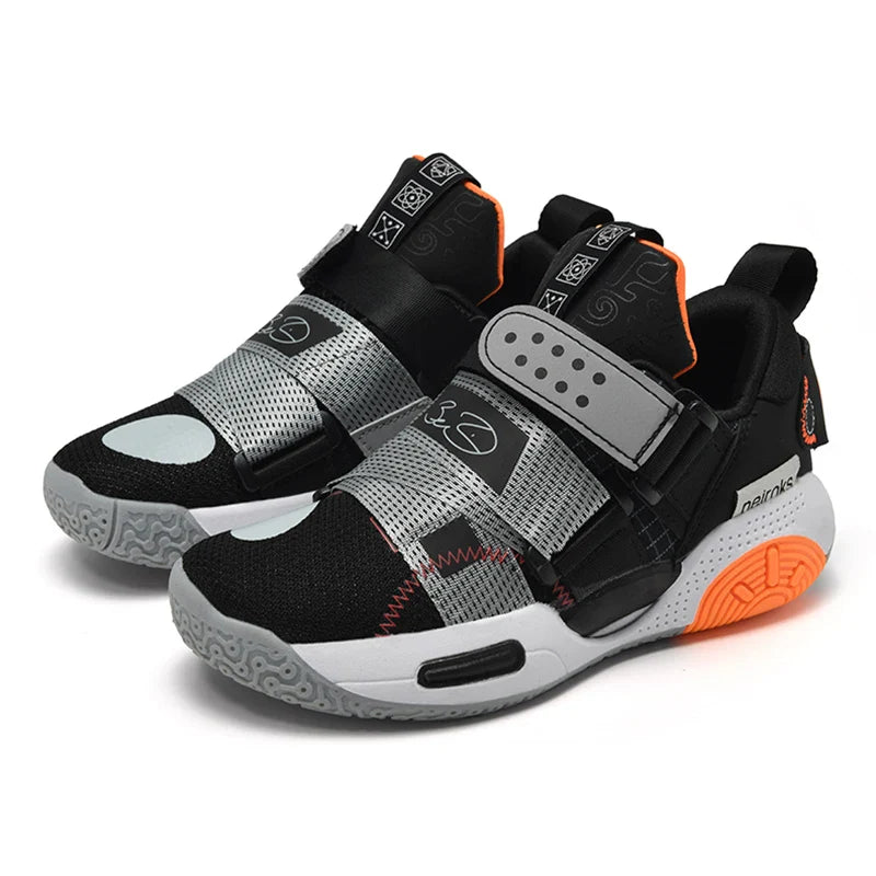 Children‘s Basketball Shoes Non-slip Breathable Training Sneakers Sport Boys Outdoor Comfortable Running Shoes