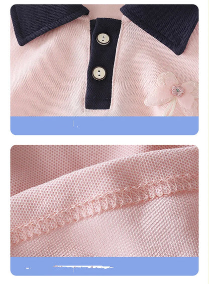 Girls Dresses Summer New Children Polo Shirts Dress For Baby Casual Clothes Kids Sports Costume Dress Outfits Girls