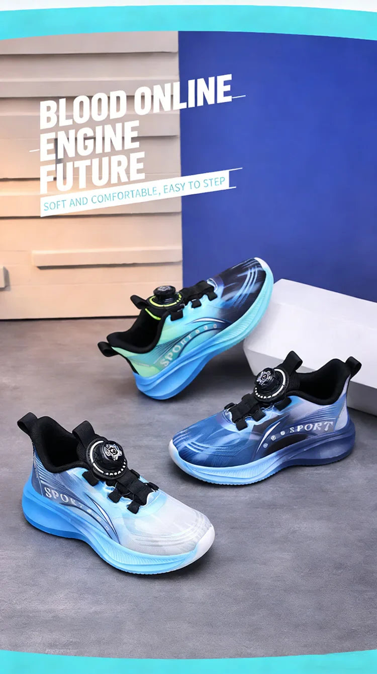 Kids Sneakers Breathable Student Boys Basketball Sports Shoes for Children Outdoor Training Trendy Tennis Size 28-39