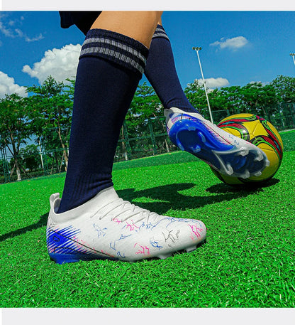 New Men's Football Boots Non-Slip Soccer Shoes Cleats Training FG Top Quality Sneakers Wholesale Drop Shipping Unisex Adult